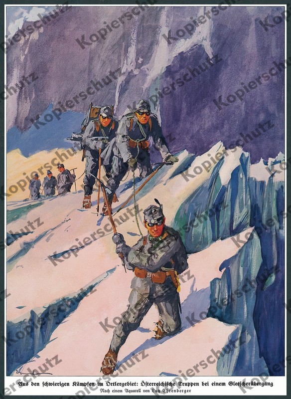 Lutz Ehrenberger KaiserschÃ¼Tzen BergfÃ¼Hrer Patrouille Ortler Dolomitenfront 1916