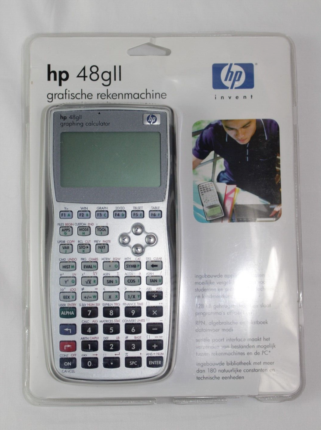 Vintage Hewlett Packard HP 48GII Calculator Factory Sealed NIB *DUTCH*の