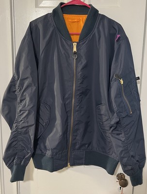 Rothco MA-1 Flight Jacket Men s XL Black Flyers Intermediate MIL-J-6141