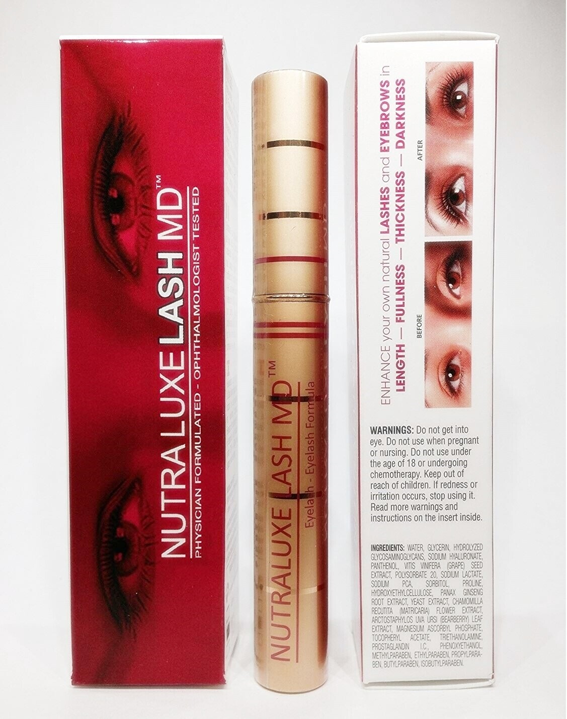 Nutra LUXE Nutraluxe MD Eyelash Conditioner Growth Enhancer 4.5 ML