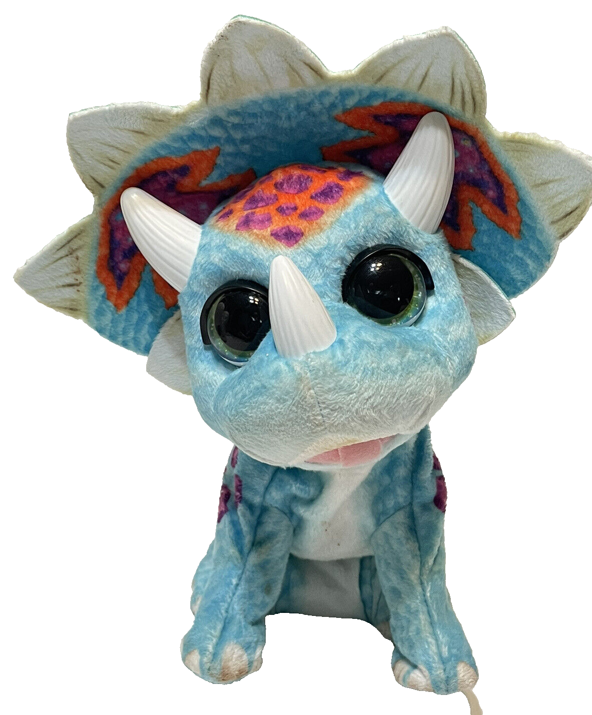 Hasbro FurReal Hoppin Topper Interactive Triceratops Dinosaur Toy No Accessories eBay
