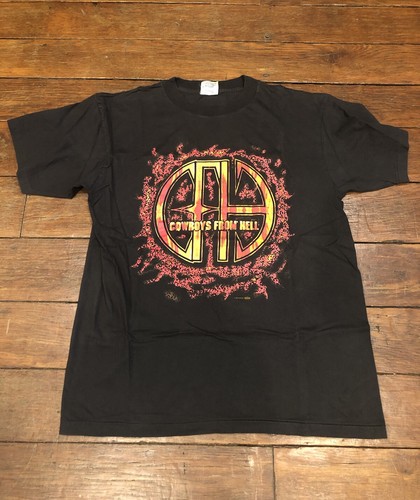 Vintage 90s Pantera T-Shirt Band Metal Large Cowboys From Hell