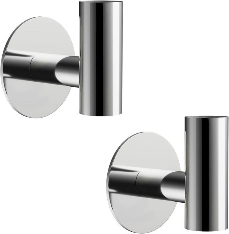 Bath Towel Robe Hooks Self Adhesive No Drilling, Stick on Coat Hooks, SUS 304 St