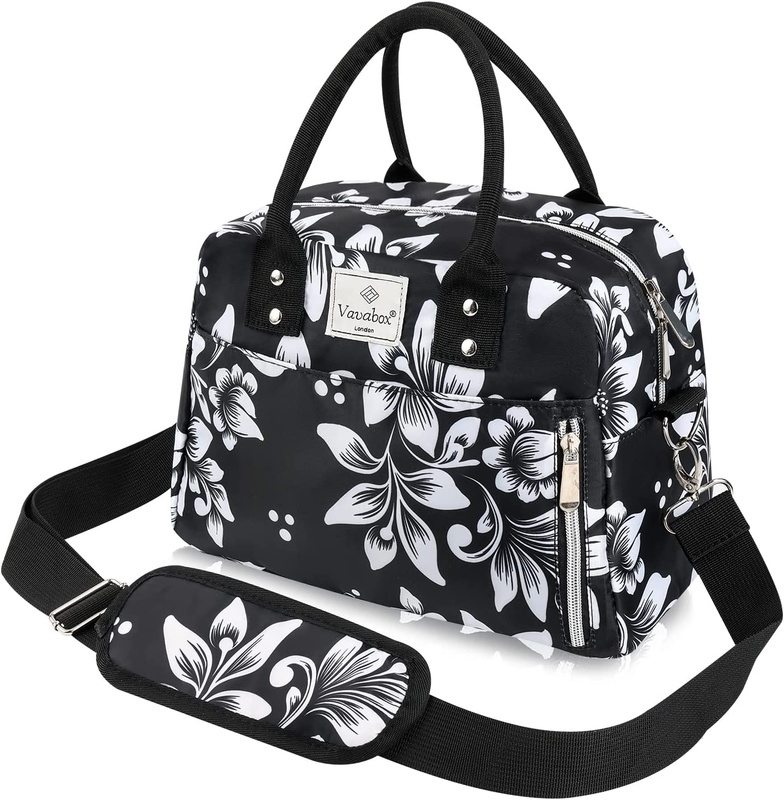 For Women Insulated Lunch Bag With Carry Handle With Removable Shoulde