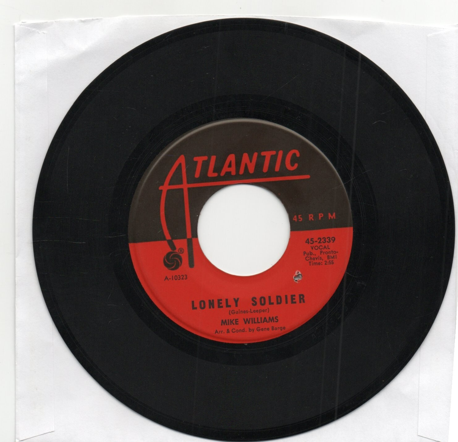 英7” Michael ”Mr. Williams” William Lonely Soldier 584027 Atlantic /00080 The Mike Williams Lonely Soldier On Atlantic Soul 45 | eBay