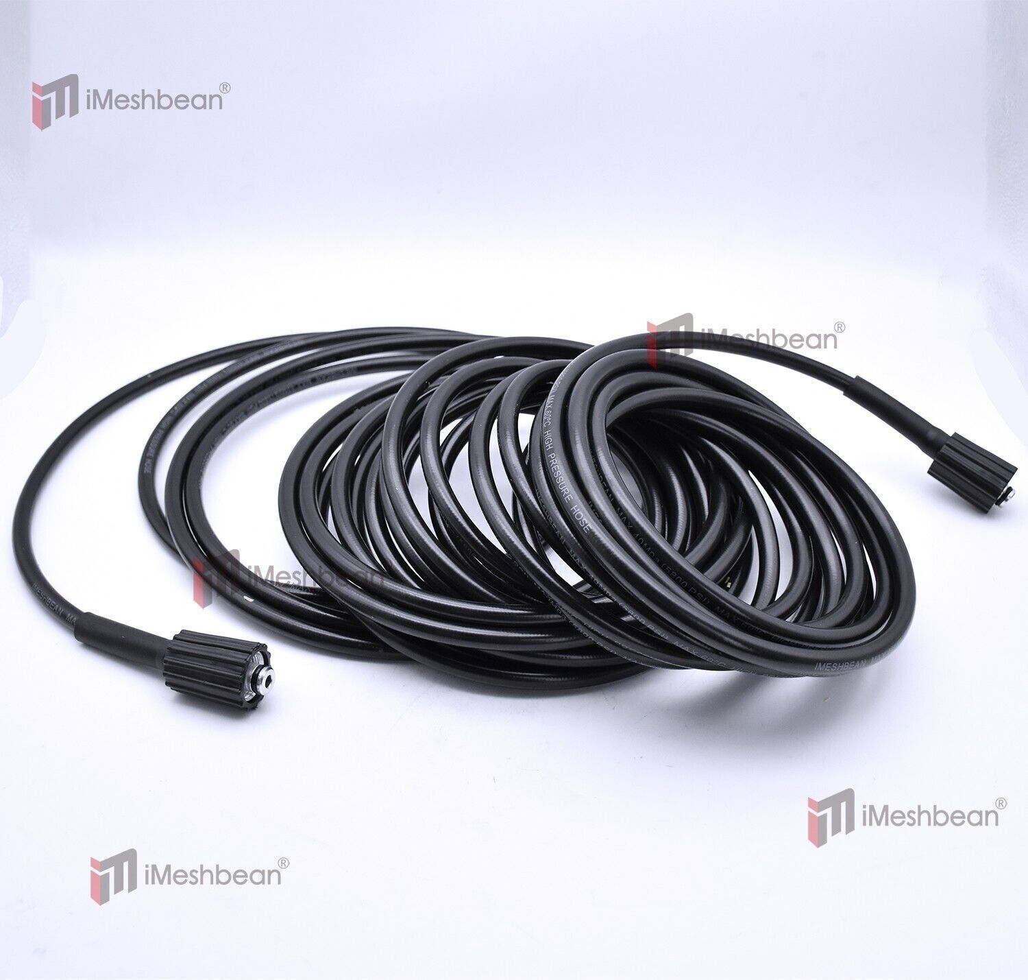 25 FT x 1/4 Inch 5800 MAX PSI Pressure Washer Replacement Hose M22 14MM WASHER `