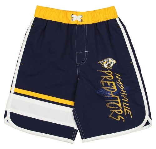 Outerstuff NHL Youth (8-20) Шорты для плавания Nashville Predators, темно-синие