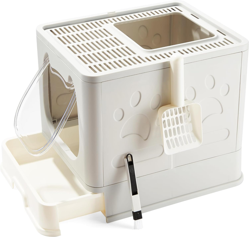 With Lid For Small And Medium Cats, Top Entry Kitten Pot
