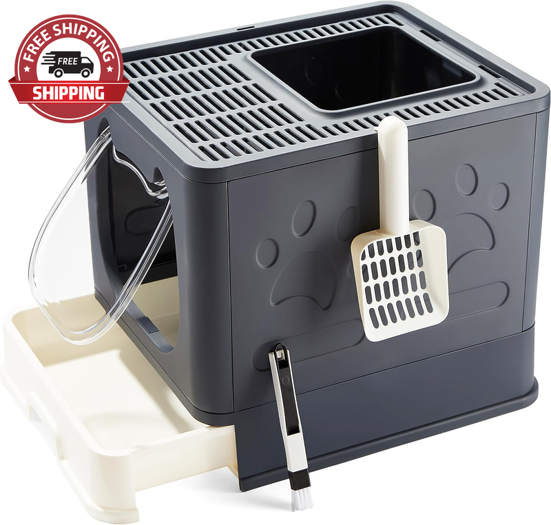 With Lid For Small And Medium Cats, Top Entry Kitten Lit