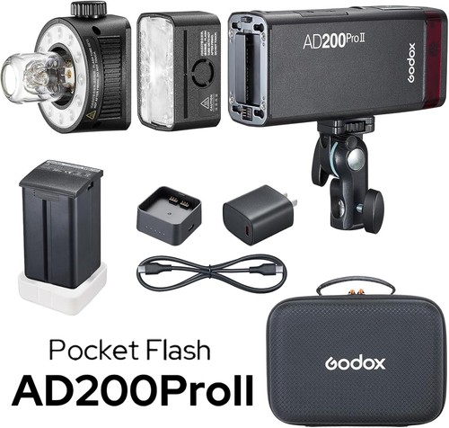 Godox AD200Pro II AD200 Pro II 200Ws TTL Wireless Pocket