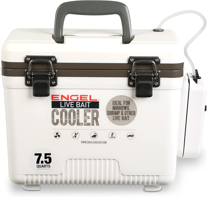 Box With 2nd Gen 2-speed Portable Aerator Pump. Fishing B