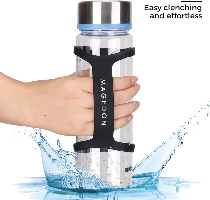 (2 Pack) Water Bottle Carrier Grip,Water Handle Grip,Cup Strap, Soft Band Holder