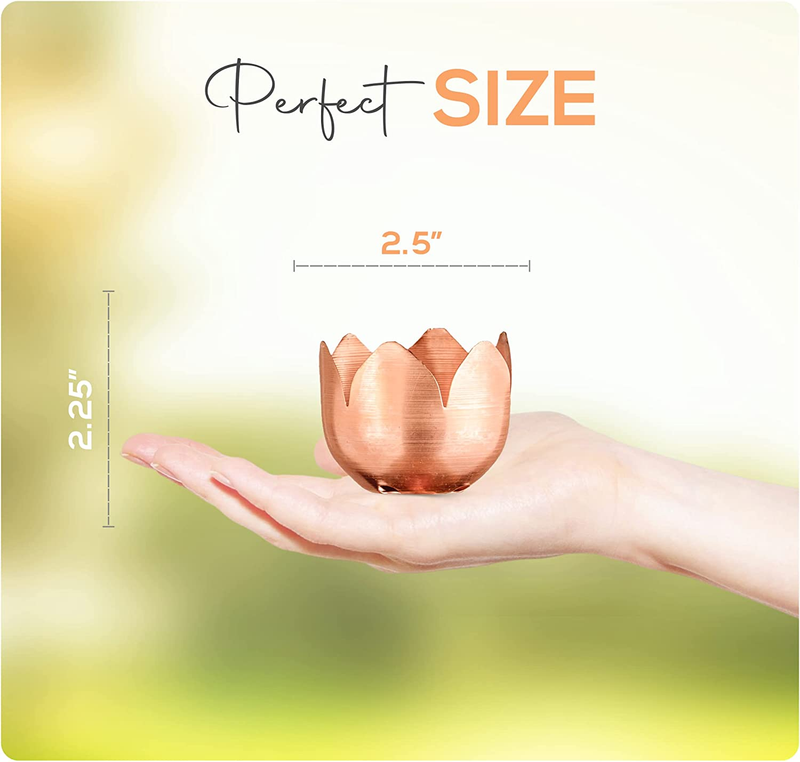 6.5Ft Long for Universal Fit Copper Rain Chain Decorative Chimes & Cups Gutter