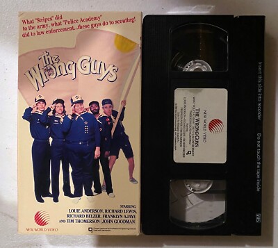VHS: The Wrong Guys (1990): Louie Anderson, Richard Lewis
