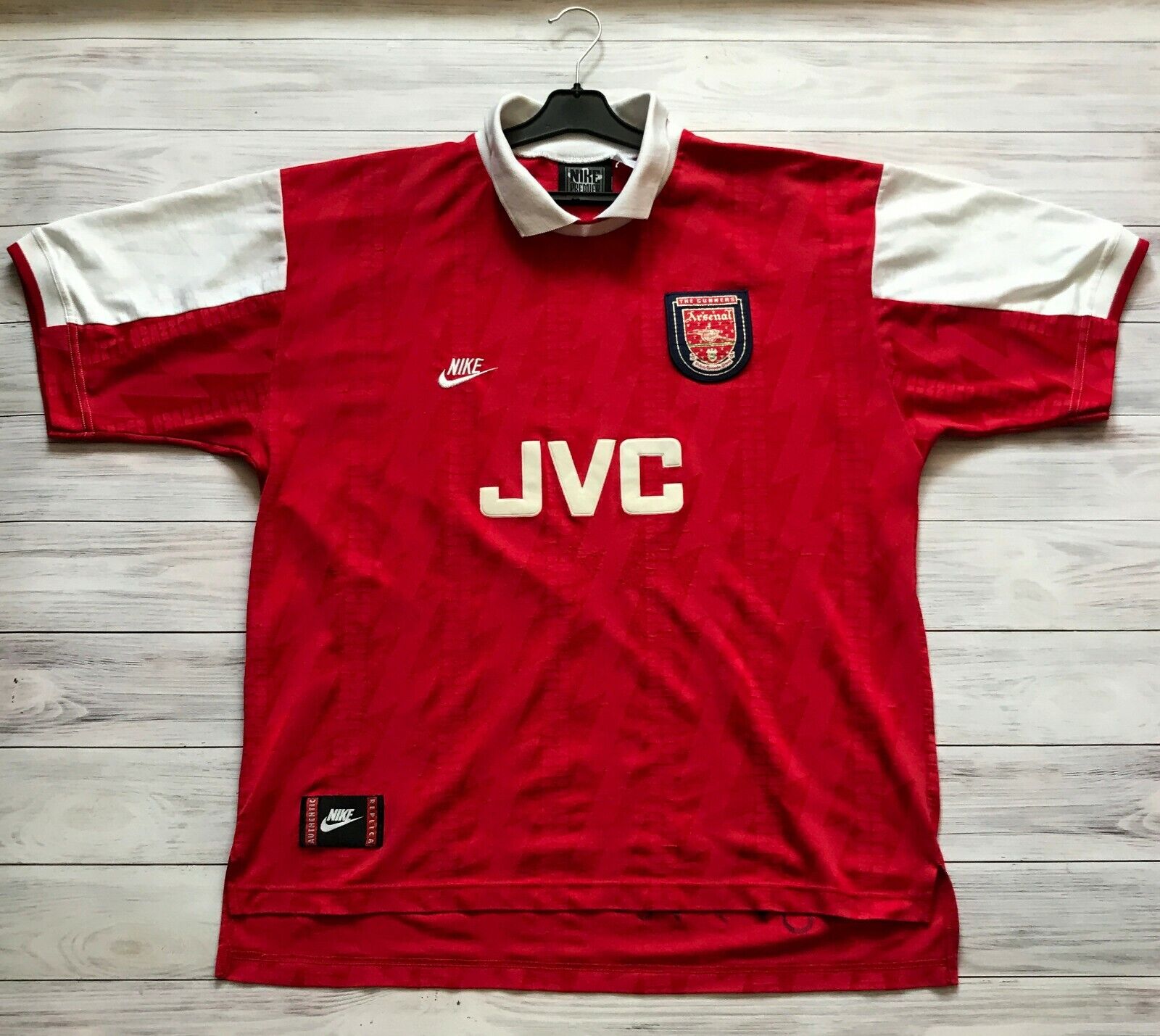 Arsenal 1994 1995 1996 Home football soccer shirt jersey Arsenal 1994 1995 1996 Home football soccer shirt jersey