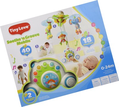Tiny Love Soothe 'n Groove Mobile, Blue 0-24 months