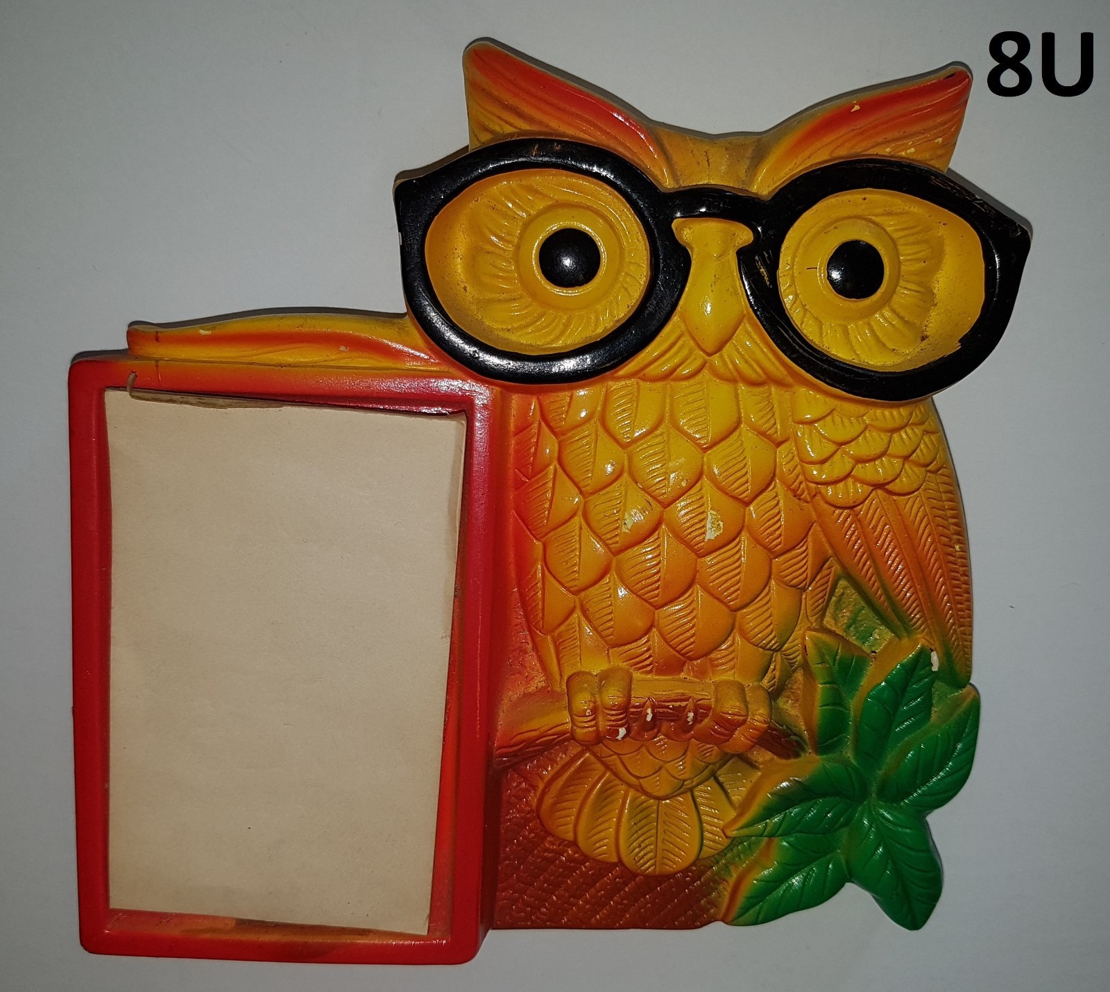 VINTAGE CHALK WEAR OWL NOTEPAD