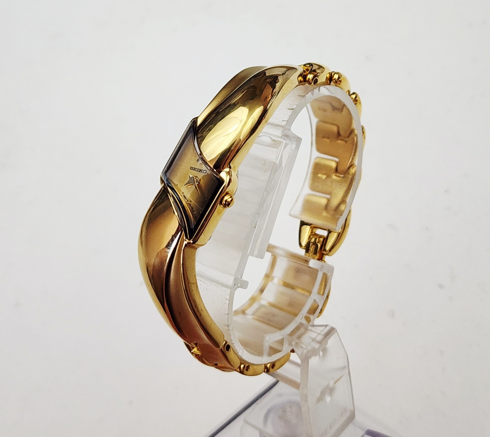 【稼働/良品】SEIKO クオーツ1F20-6D90 LASSALEカットガラス 稼働/良品】SEIKO クオーツ1F20-6D90 LASSALEカットガラス