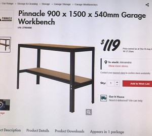 Compact Workbench Bunnings aprivateheaven