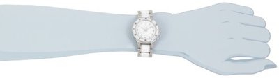 Pre-owned Bulova 98p124 Women's 8 Diamond Dial Ceramic Stainless Steel Watch $525