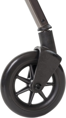 Swivel Front Wheel Kit, 6-Inch Rolling Walker Wheels for Adults, Seniors, and El