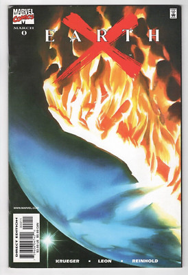 Marvel Comics Earth X #0 (1999) Alex Ross Avengers Machine Man Watcher Galactus