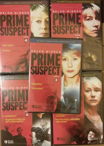 5x LOT- PRIME SUSPECT DETECTIVE SERIES DVD Seasons 3 4 5 6 7