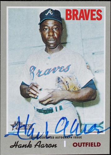 2019 Topps Heritage High Number - Hank Aaron #ROA-HA