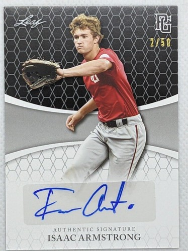 2022 Leaf Perfect Game National Showcase - Isaac Armstrong #BA-IA1