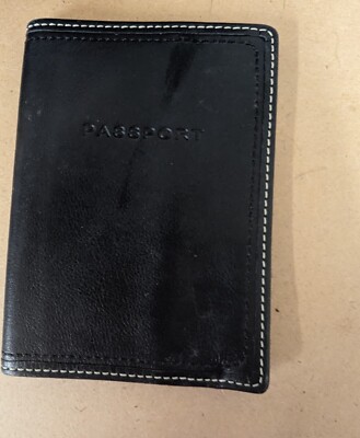 coach leather passport holder 404530411535