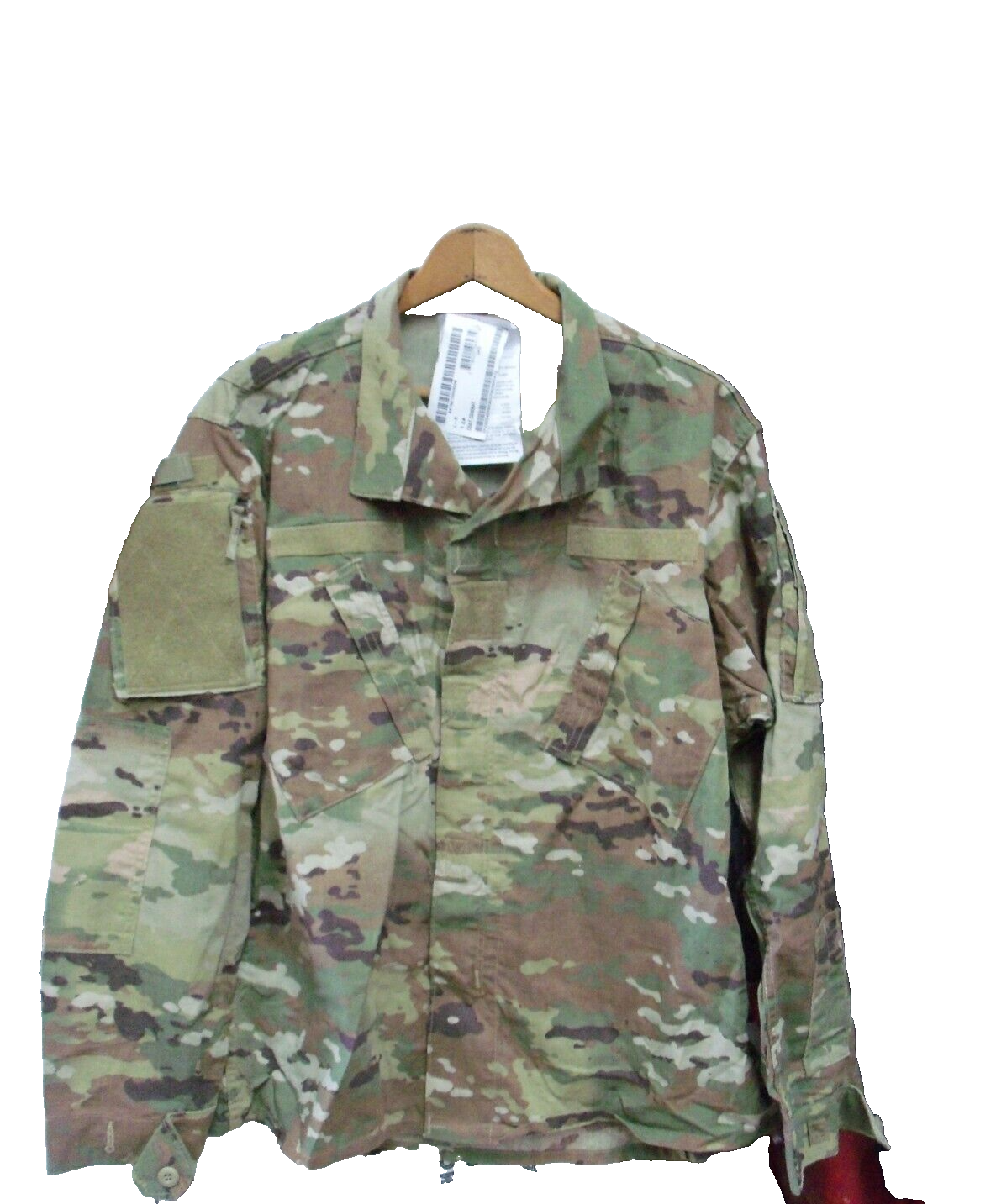 COAT, ARMY COMBAT UNIFORM (SZ: LARGE REG, NSN: 8415-01-598