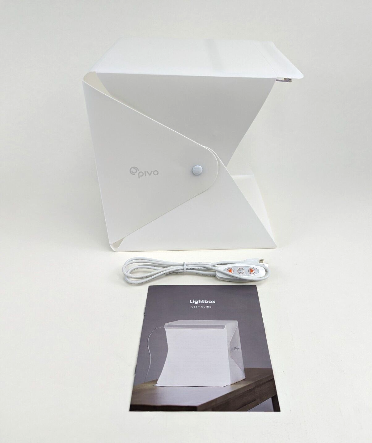 Pivo Lightbox 10" Portable Professional Lightbox Studio Full Set 360 Turntable