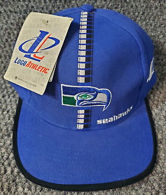 Seattle Seahawks Logo Athletic Pro Line Strapback Hat Cap NFL Vintage 1990 s NWT