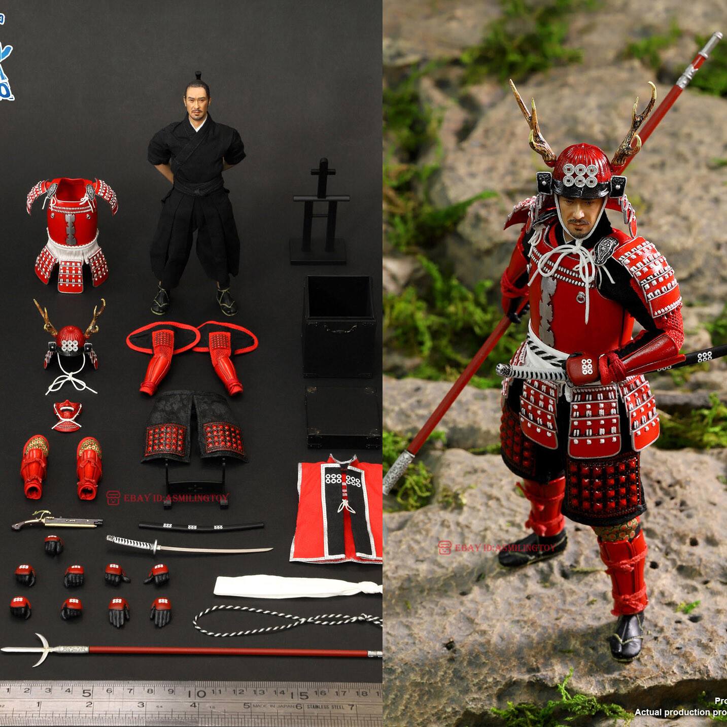 DRAGON IN DREAMS DID 1/12 SCALE Japanese Samurai Sanada