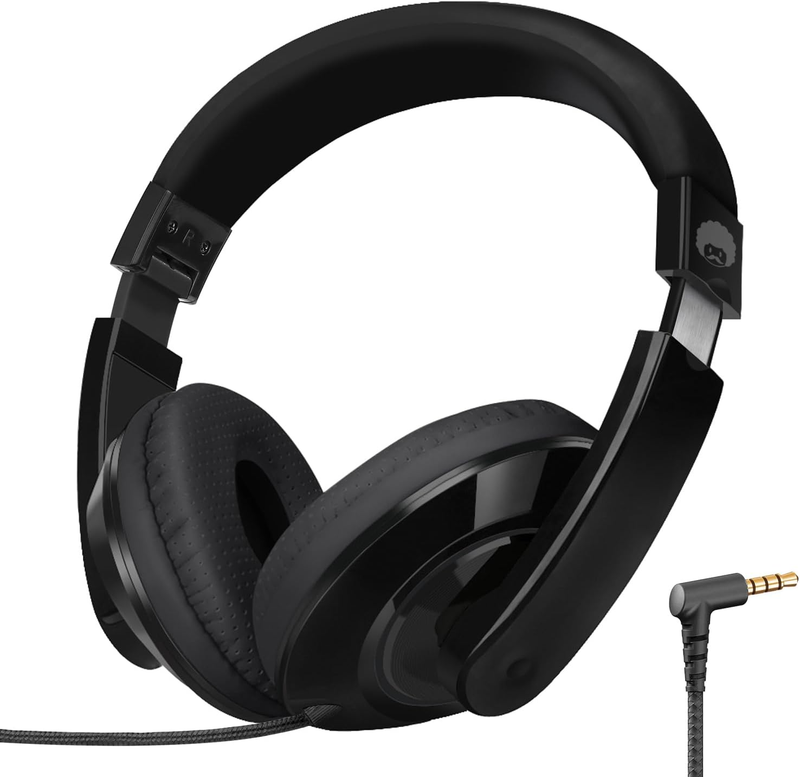 Rockpapa Comfort Foldable Kids Headphones Wired for School with 3.5Mm Cord