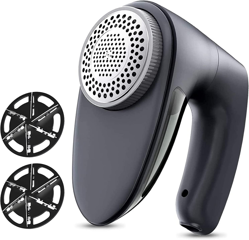 POPCHOSE Fabric Shaver, Rechargeable Lint Remover with 6-Blades and Electrostati