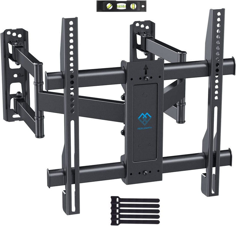 Corner TV Wall Mount Bracket Tilts, Swivels, Extends, Full M