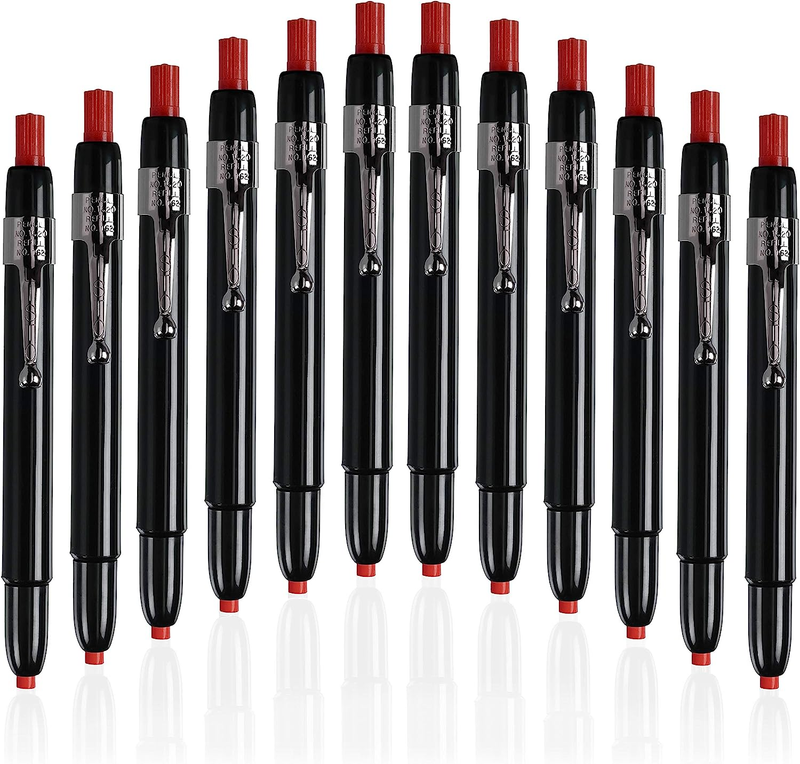 Listo 1620 - Box of 12 - RED COLOR - China Markers/Grease Pencils/China Marking
