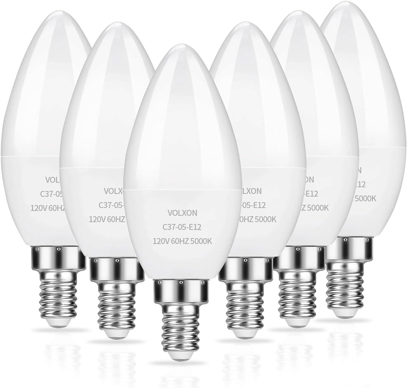 E12 Ceiling Fan Light Bulbs Small Base 6w Equivalent 60w