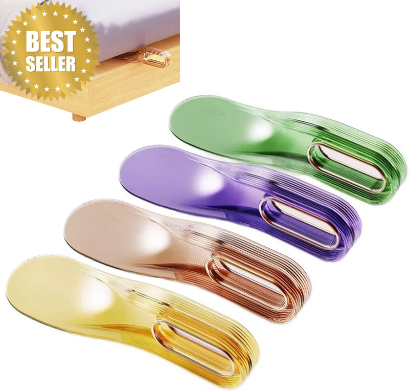 4 Pack Mattress Wedge Lifter, Bed Sheet Tucking Tool for Easy Bed Making, Portab