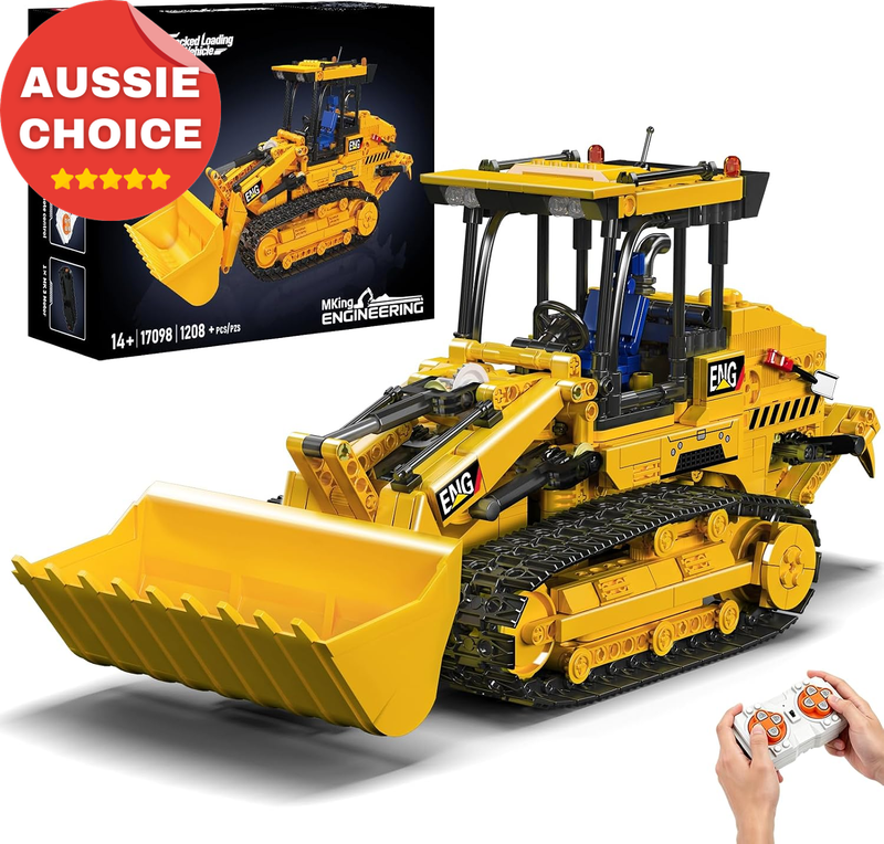 Bulldozer Building Set 1208 Pieces Excavator Model Engineering Toy for Adults
