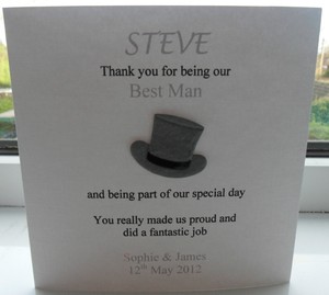 New 100 Groomsmen Thank You Card Wording