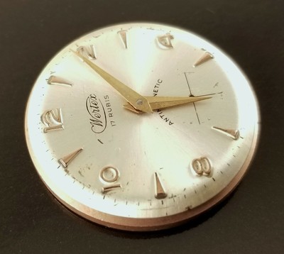 Vintage Wertex Swiss Wrist Watch Movement 17 Jewels Automatic NOT WORKING
