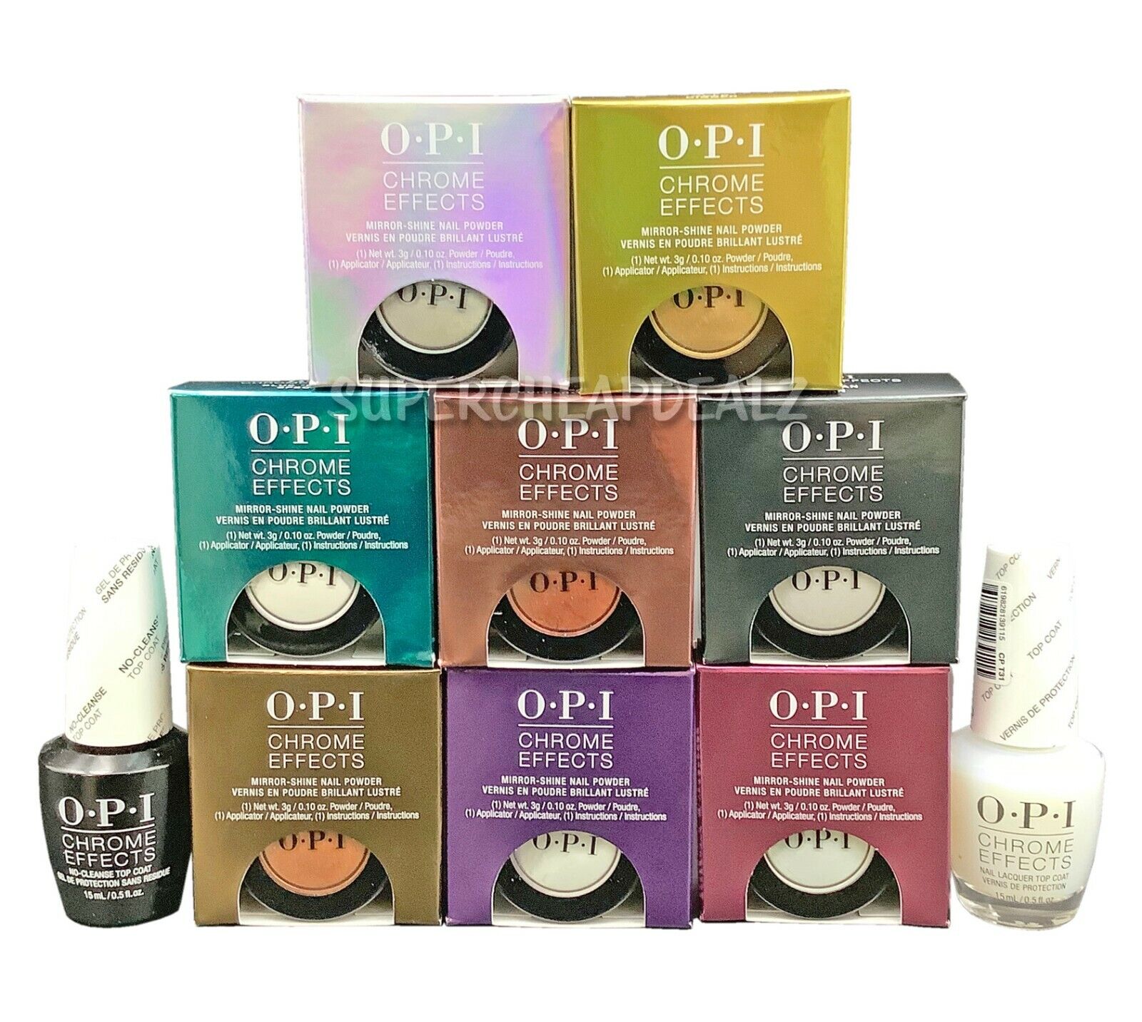 OPI Chrome Effects Dip Gel, CPT31, Nail Lacquer Top Coat, 0.5oz OPI Chrome Effects Dip Gel, CPT31, Nail Lacquer Top Coat, 0.5oz