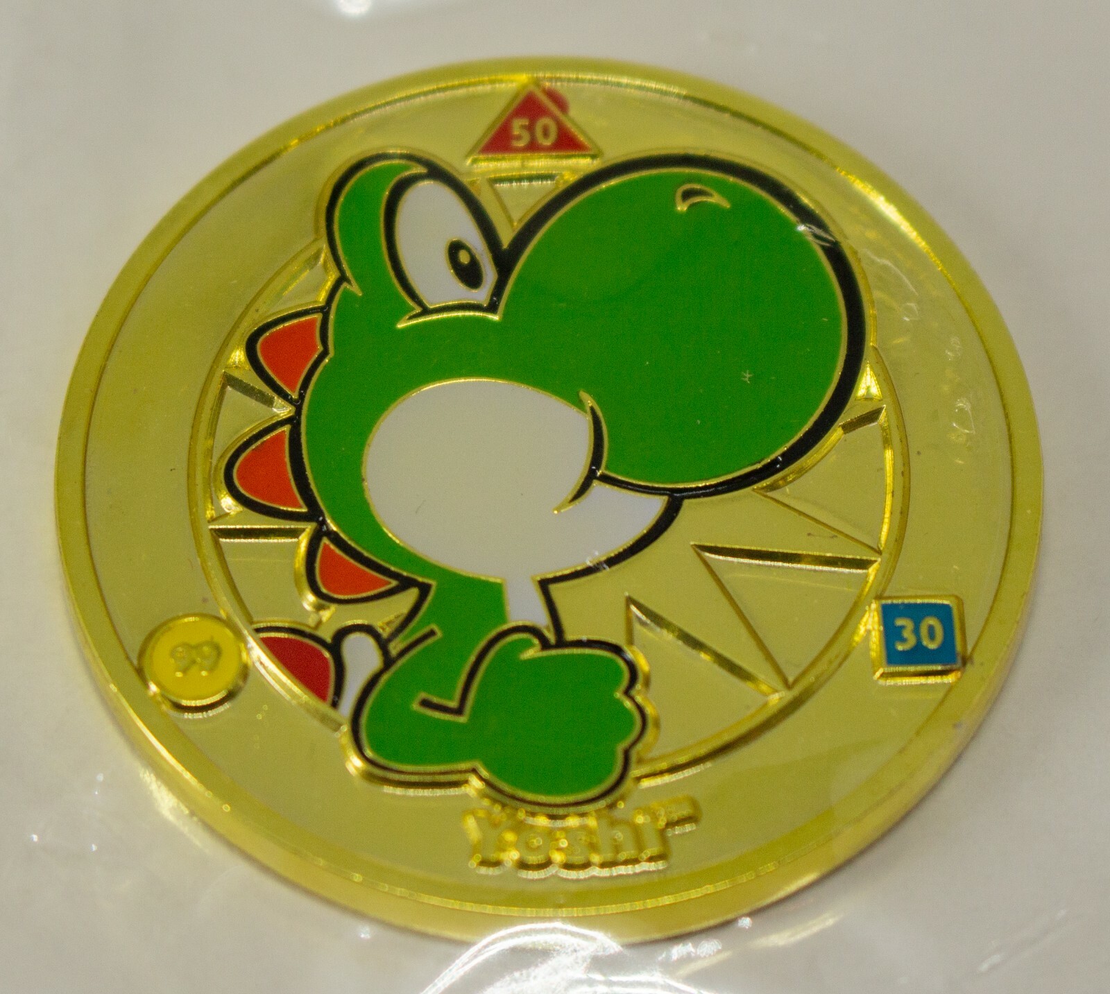 チャレンジコイン　USN ヨッシー　マリオ Super Mario Challenge Coin [GOLD Yoshi] Enterplay 2016 RARE