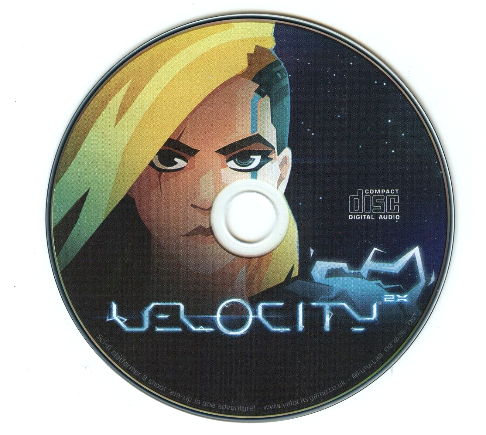 Velocity 2X Critical Mass Video Game Soundtrack CD Disc Only