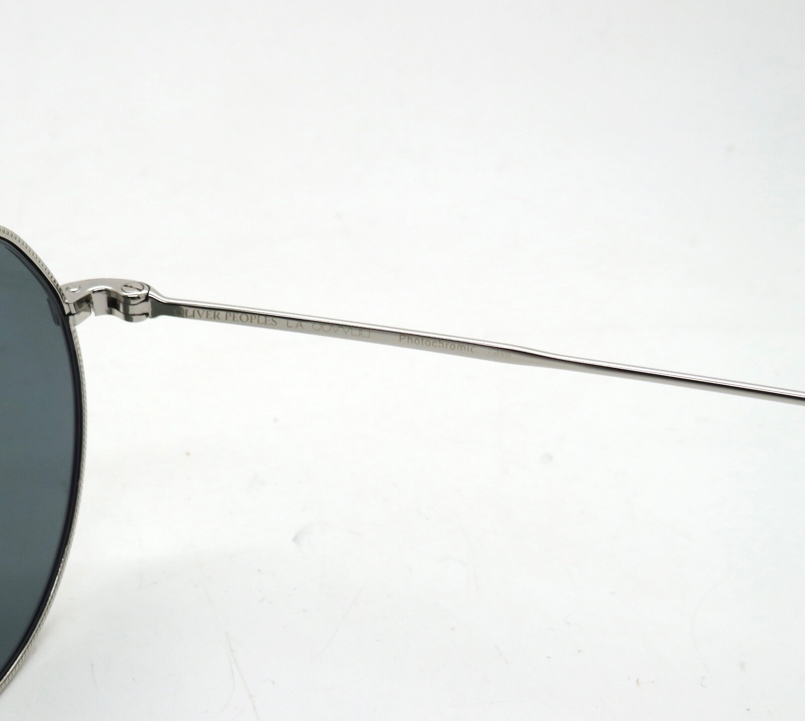 Pre-owned Oliver Peoples M-4 30th Ov1220s 5036r8 Silver/indigo Photochromic 47 Sunglasses In Blue