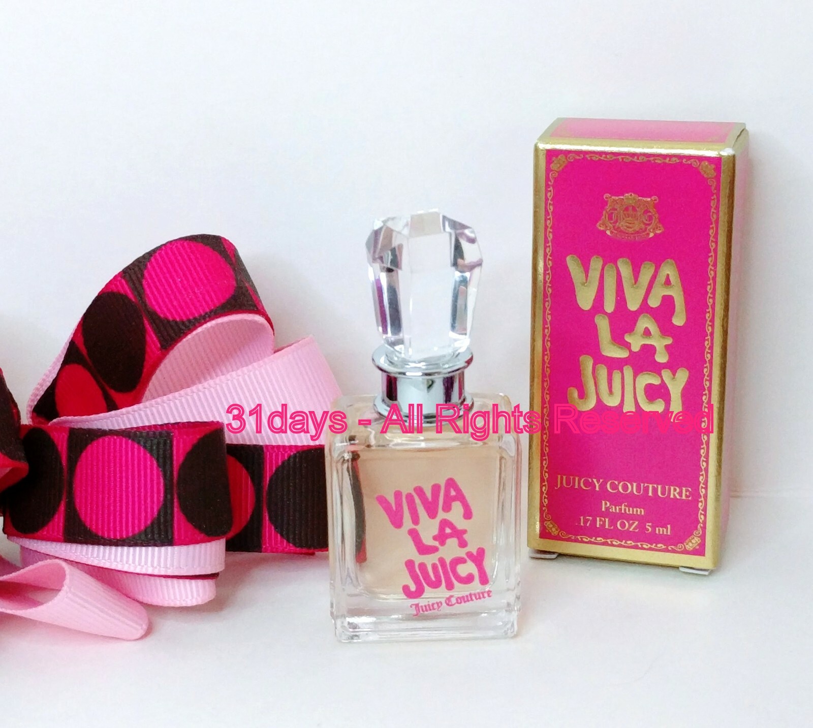 NEW Juicy Couture Viva La Juicy Parfum Mini Perfume Splash .17 oz