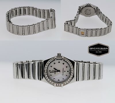 Omega My Choice Constellation 1465.71.00 Ladies Diamond Stainless Steel Watch 