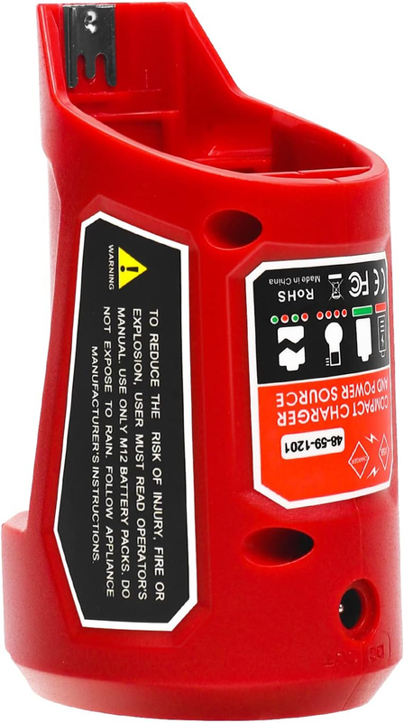 Replacement for Milwaukee M-12USB 12V Battery Charger 48-59-1201 49-24-231, USB